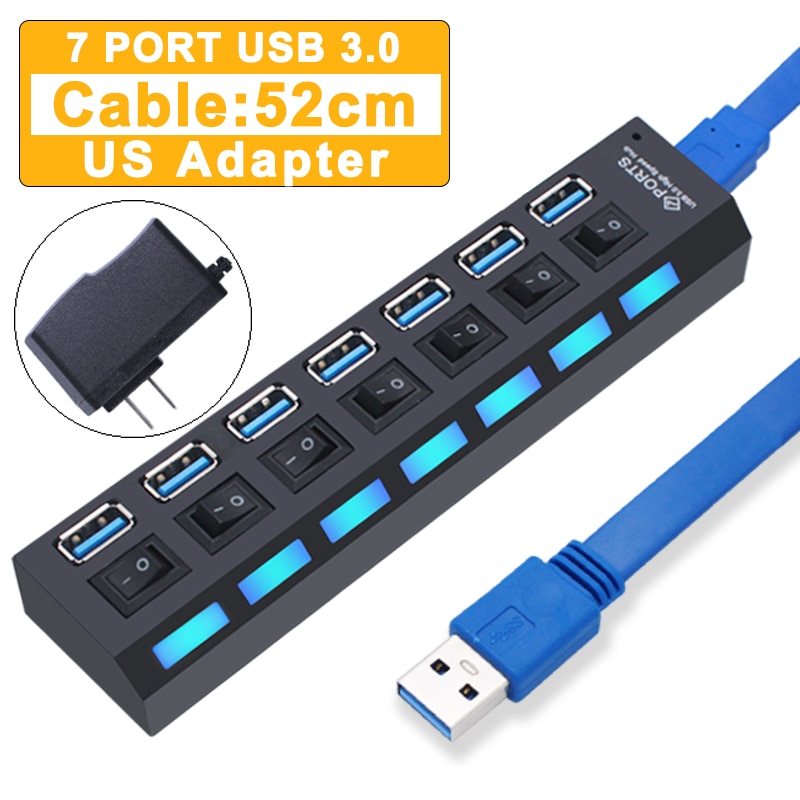 3.0USB 7port with US